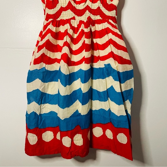 anthropologie | we love vera | high seas open back mini dress - Picture 3 of 11